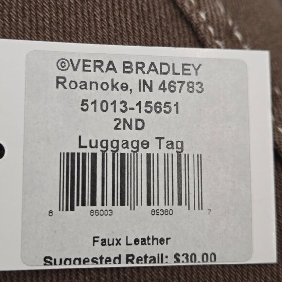 Vera Bradley Luggage Tag - Picture 3 of 3